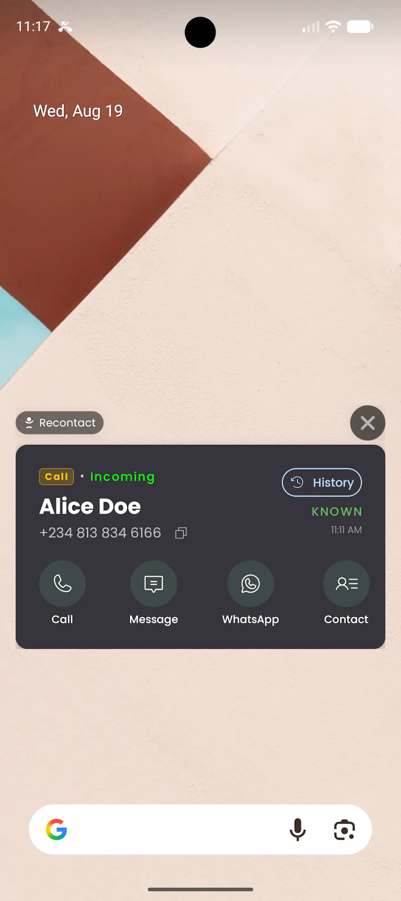 Recontact: Private Address Book screenshot 5