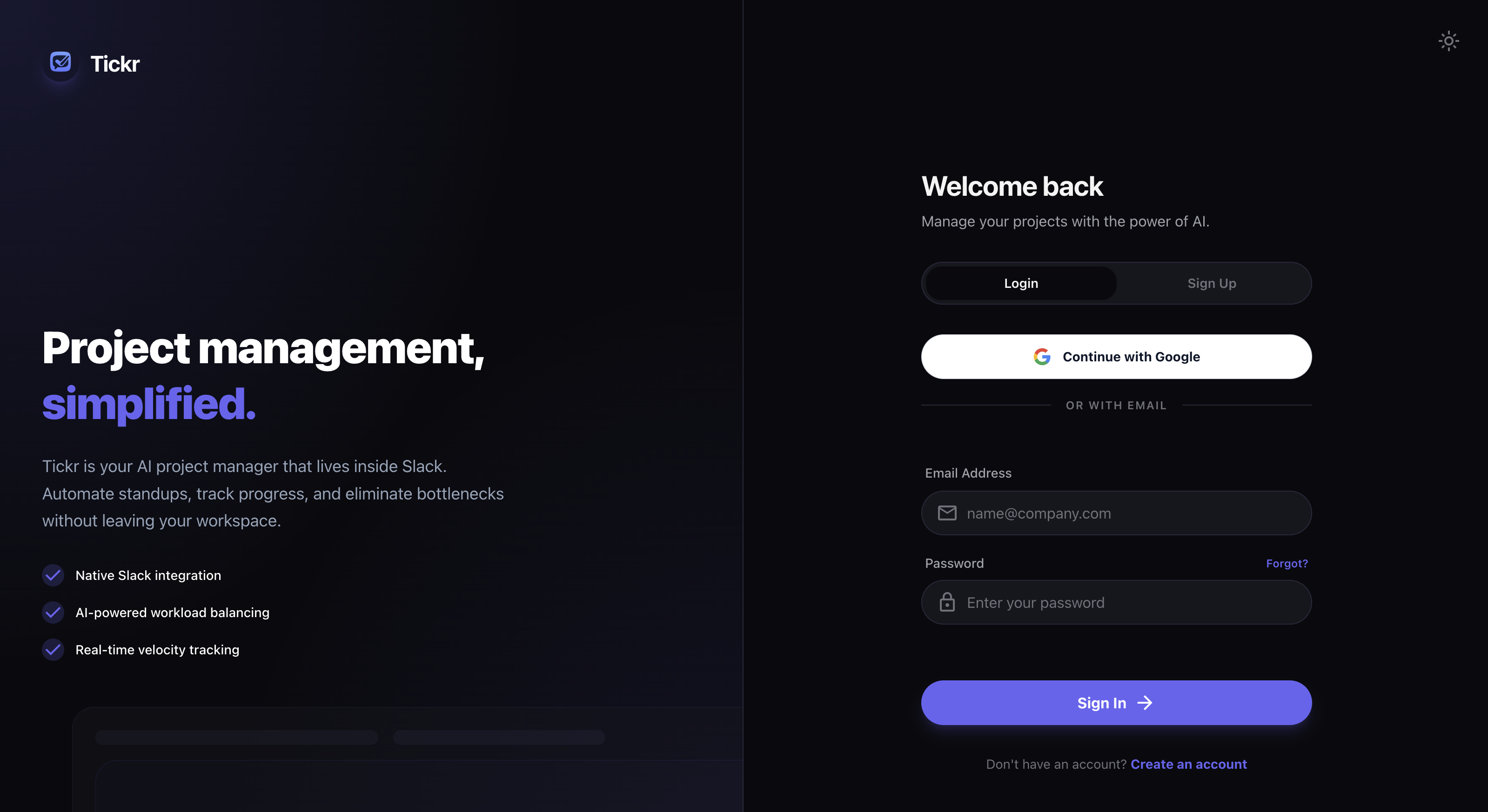 Tickr — Your AI PM, Inside Slack - Screenshot 3 showing product features and functionality