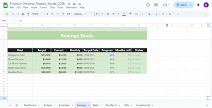 Personal Finance Excel Bundle gallery image