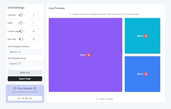 css grid generator gallery image