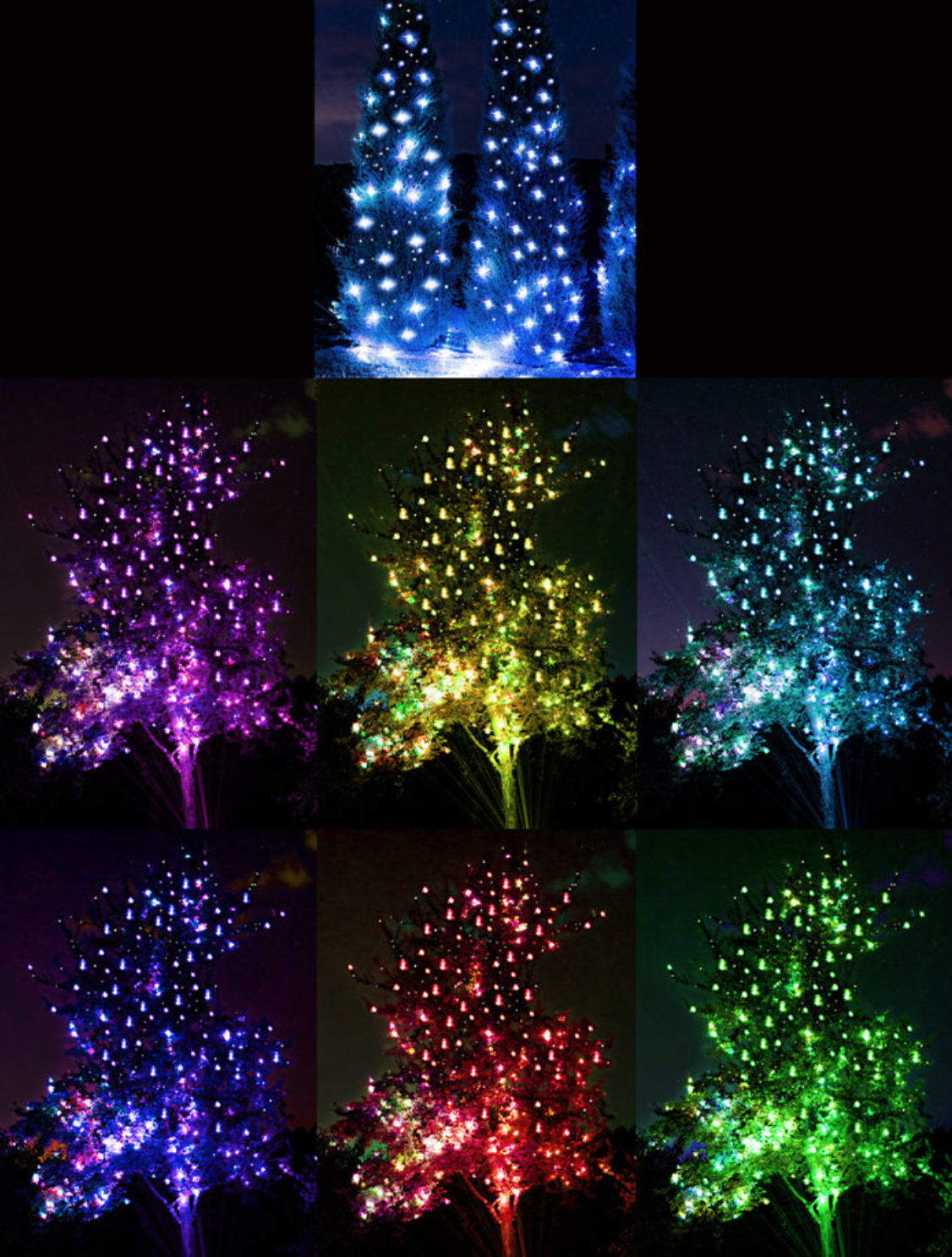 LEDMall - White Laser Christmas Lighting Projector