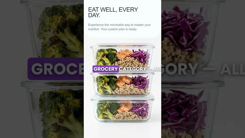 NutriPrep AI screenshot 1 (video preview)