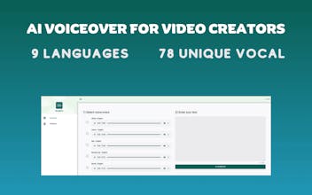 WASENTO: AI Voiceover for Video Creators gallery image