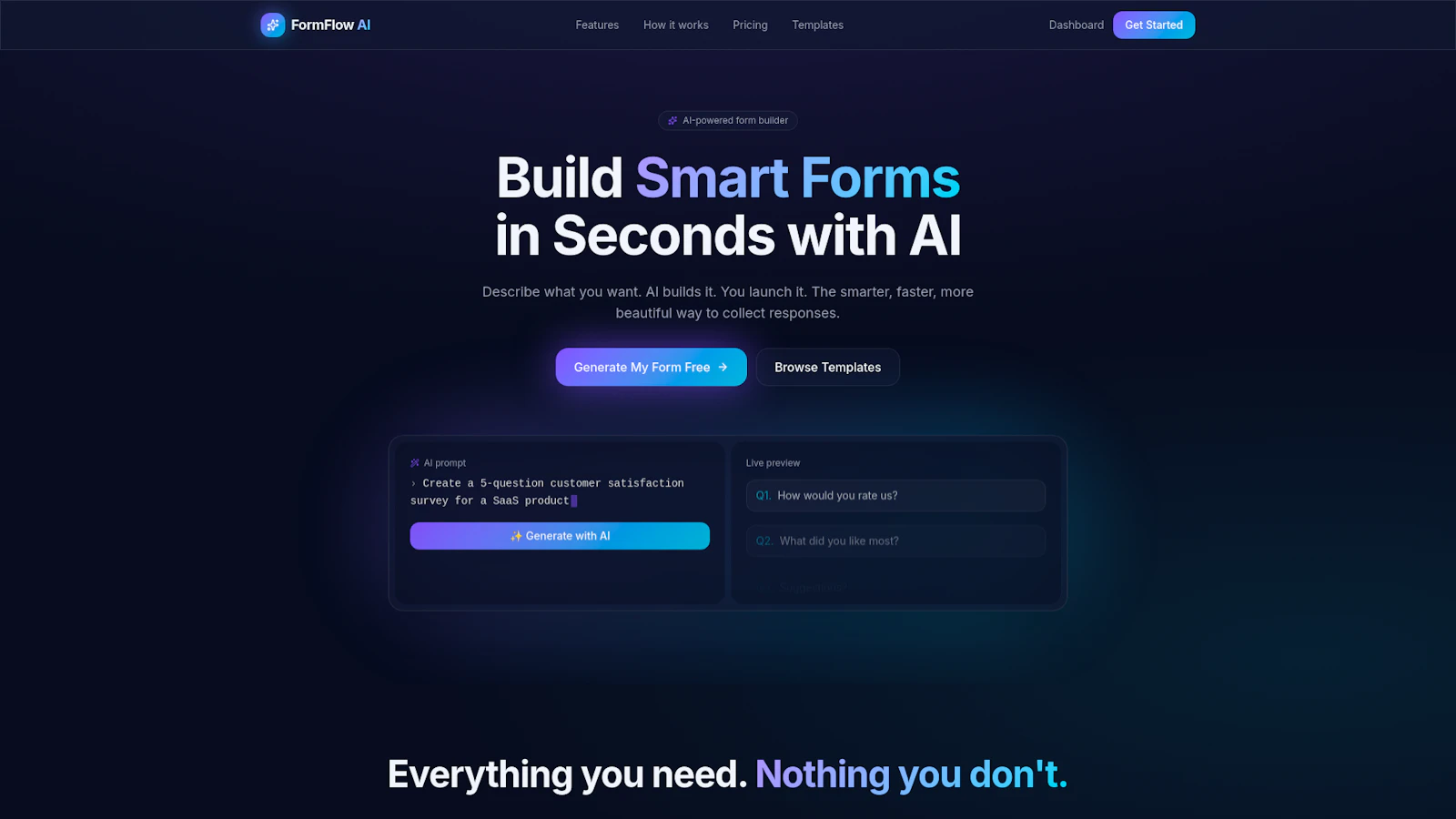 Flowform Ai screenshot 1