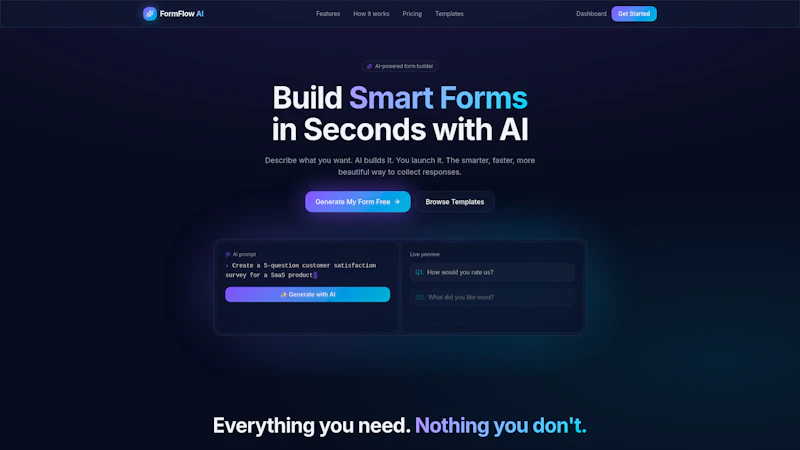 Flowform Ai screenshot 1