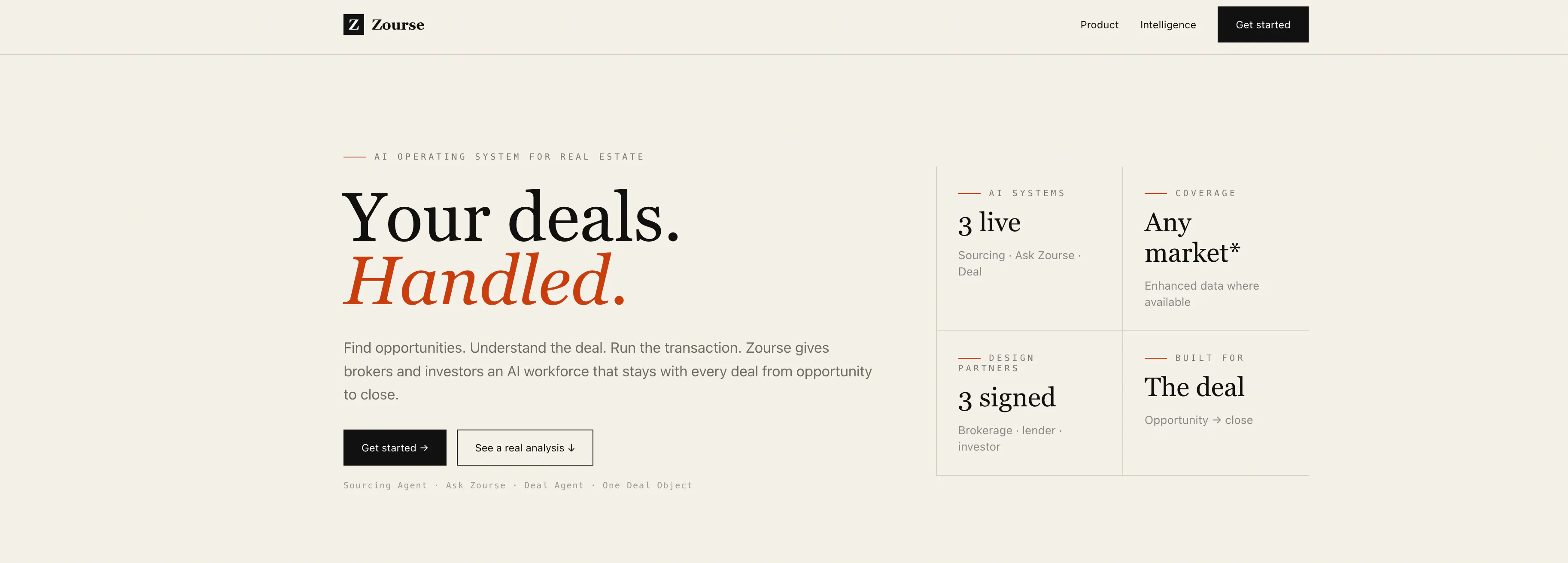 Zourse AI Deal OS for Real Estate  gallery image