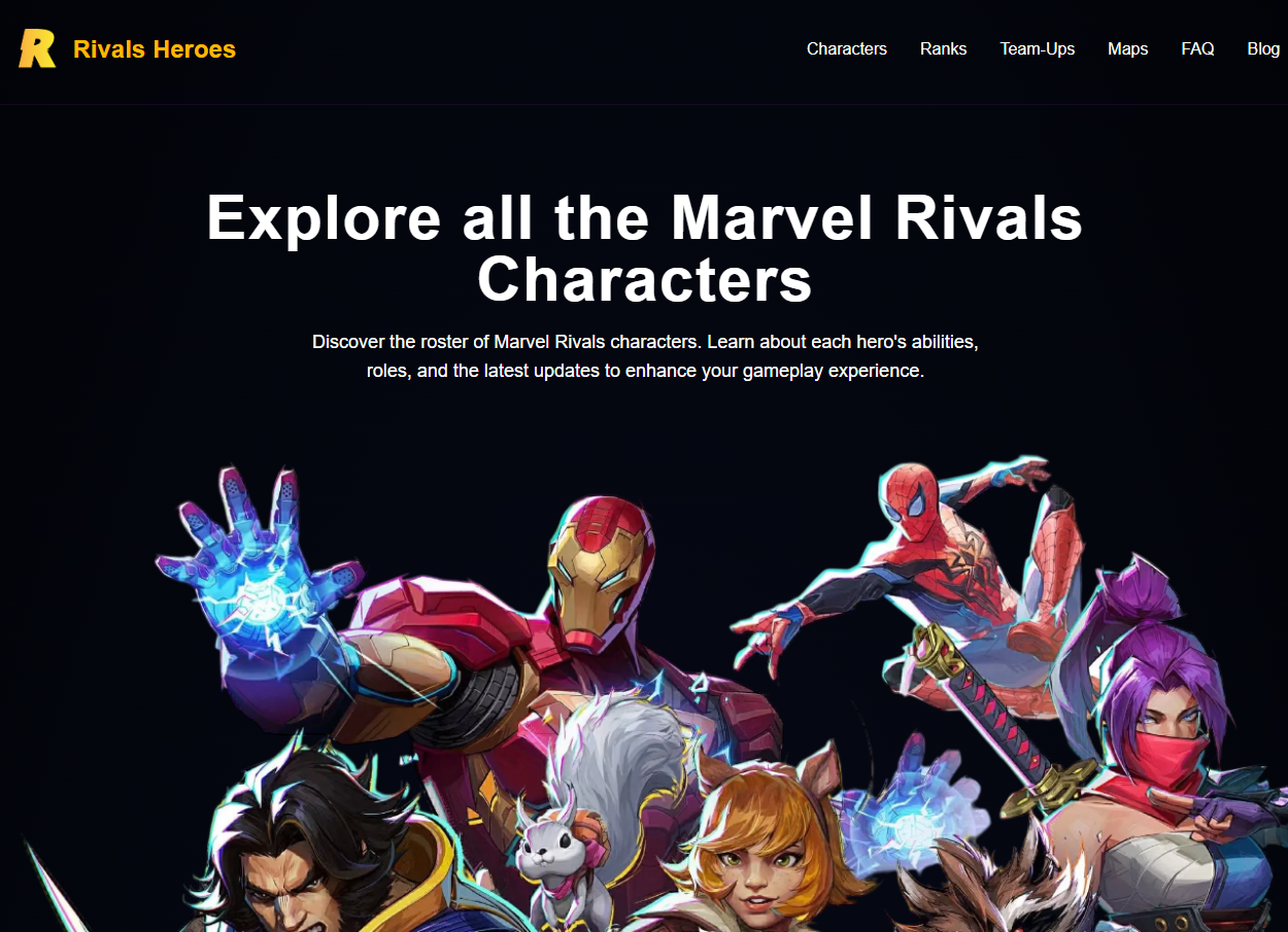 Média Rival Heroes - Marvel rivaux personnages 1