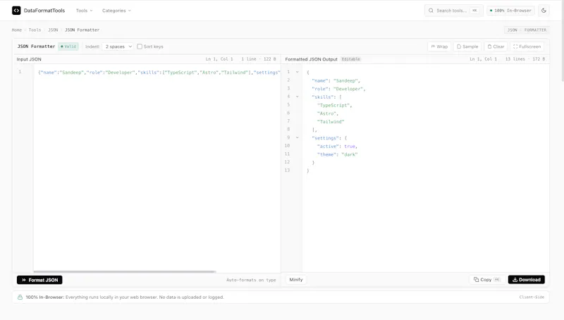 DataFormatTools screenshot 3