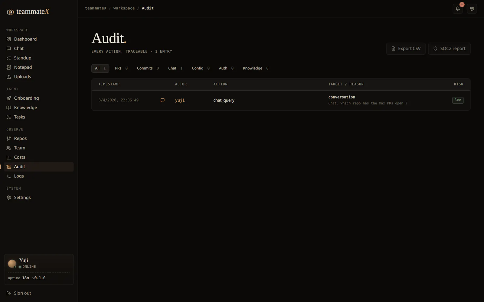 teammate X screenshot 11