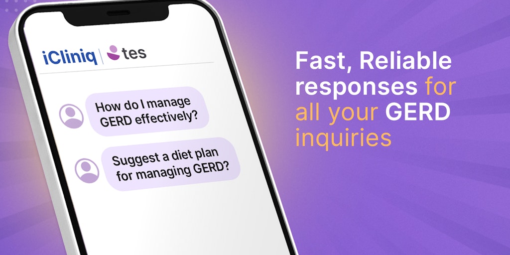 iCliniq Tes - GERD AI Companion