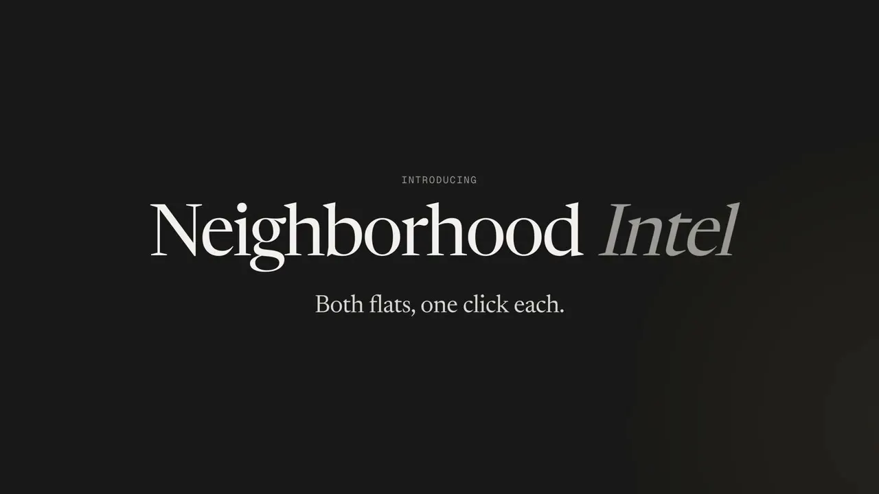 Neighborhood Intel gallery image