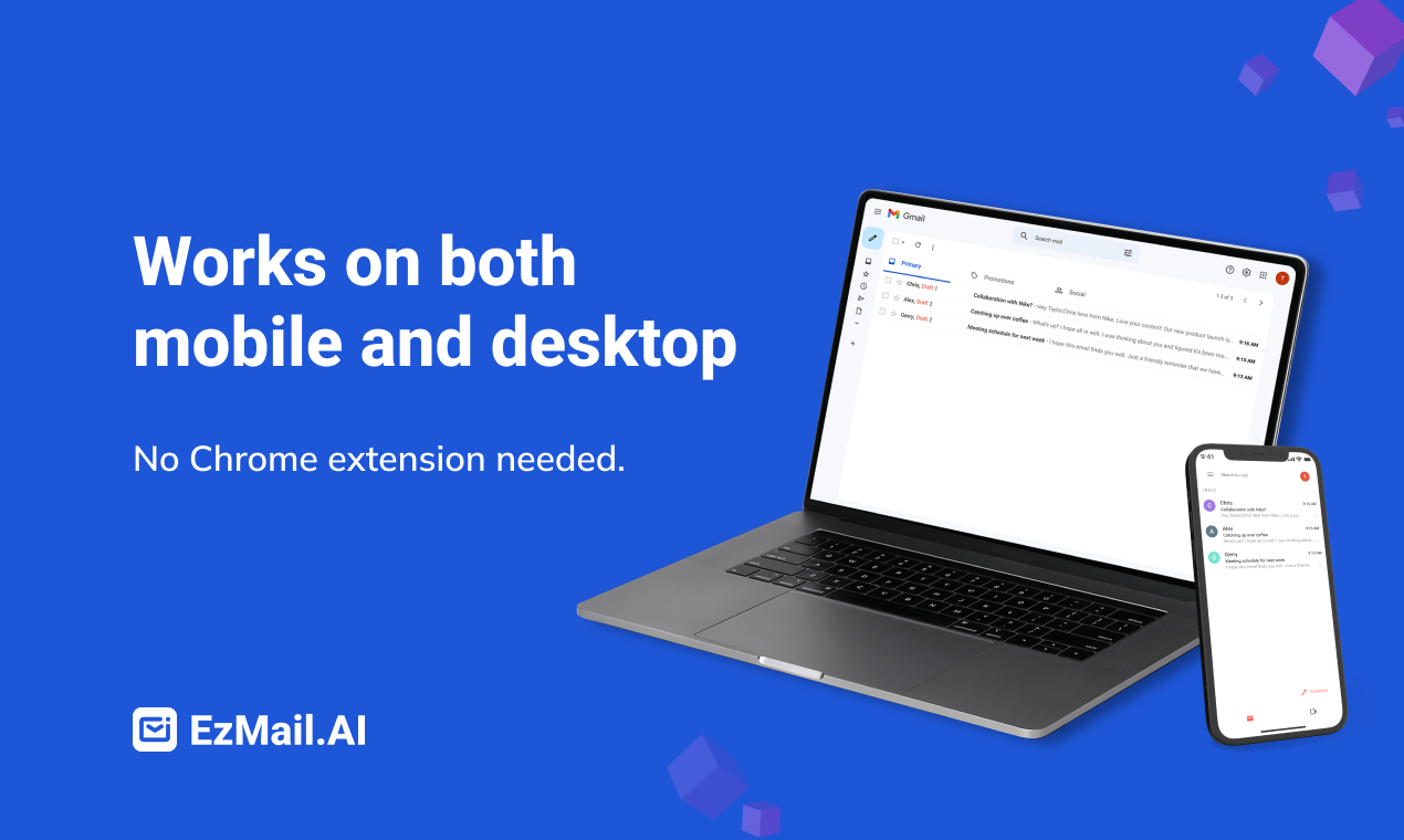 EzMail.AI - Ответьте на электронные письма в 10 раз быстрее с предварительно заполненными черновиками AI медиа 4