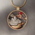 Handmade Mountain Pendants gallery image