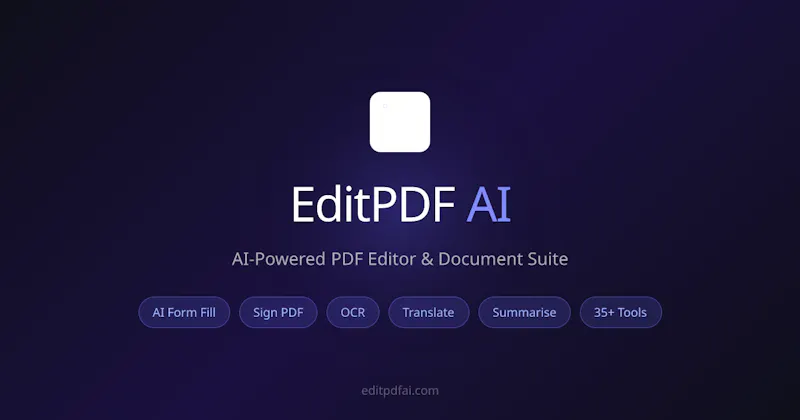 EditPDF AI screenshot 1
