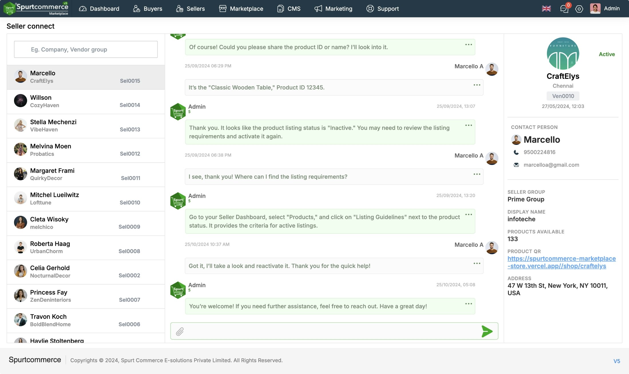 SpurtCommerce V5 - Solución de mercado de comercio electrónico NodeJS de código abierto media 6