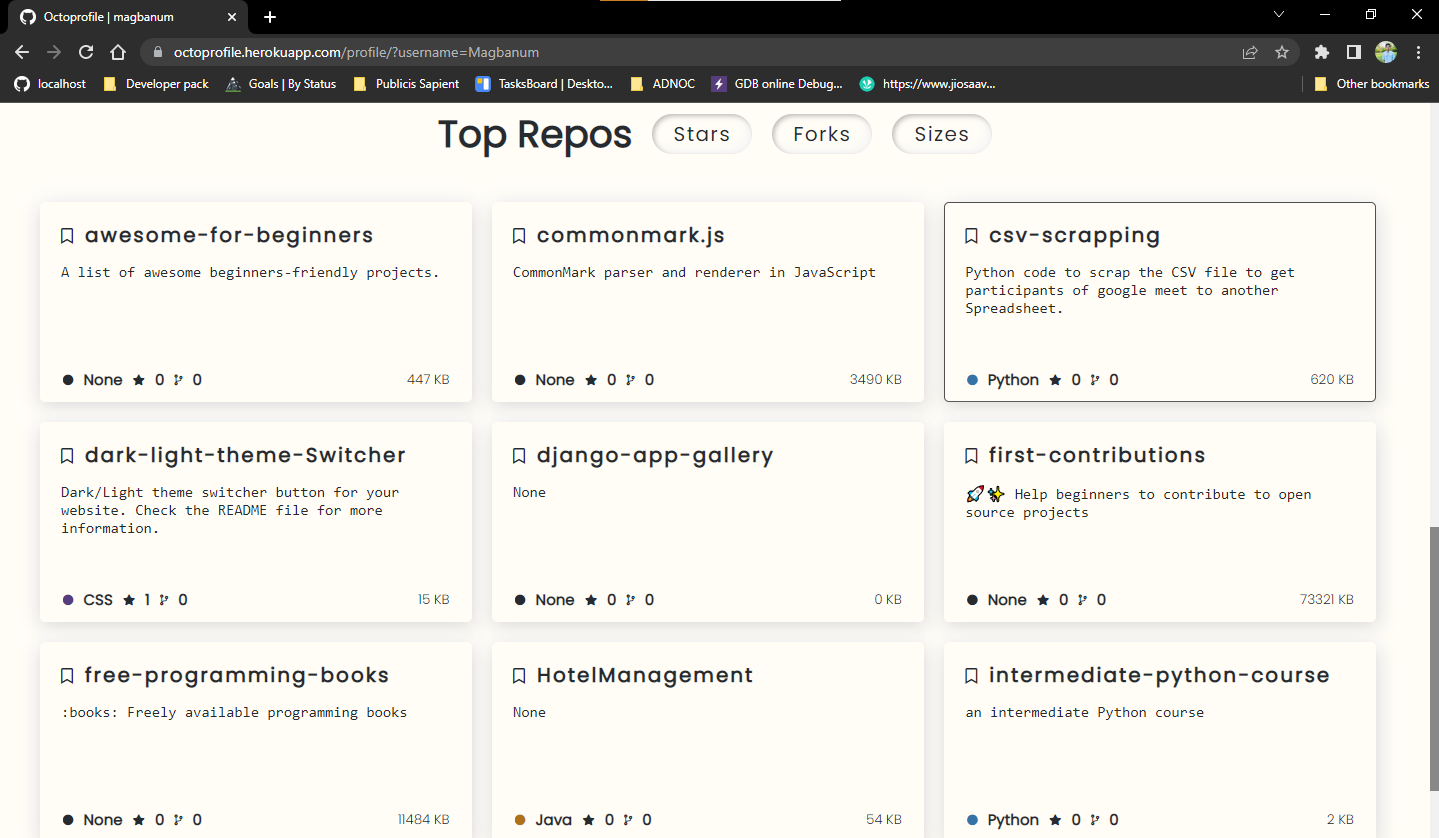 Octoprofile gallery image