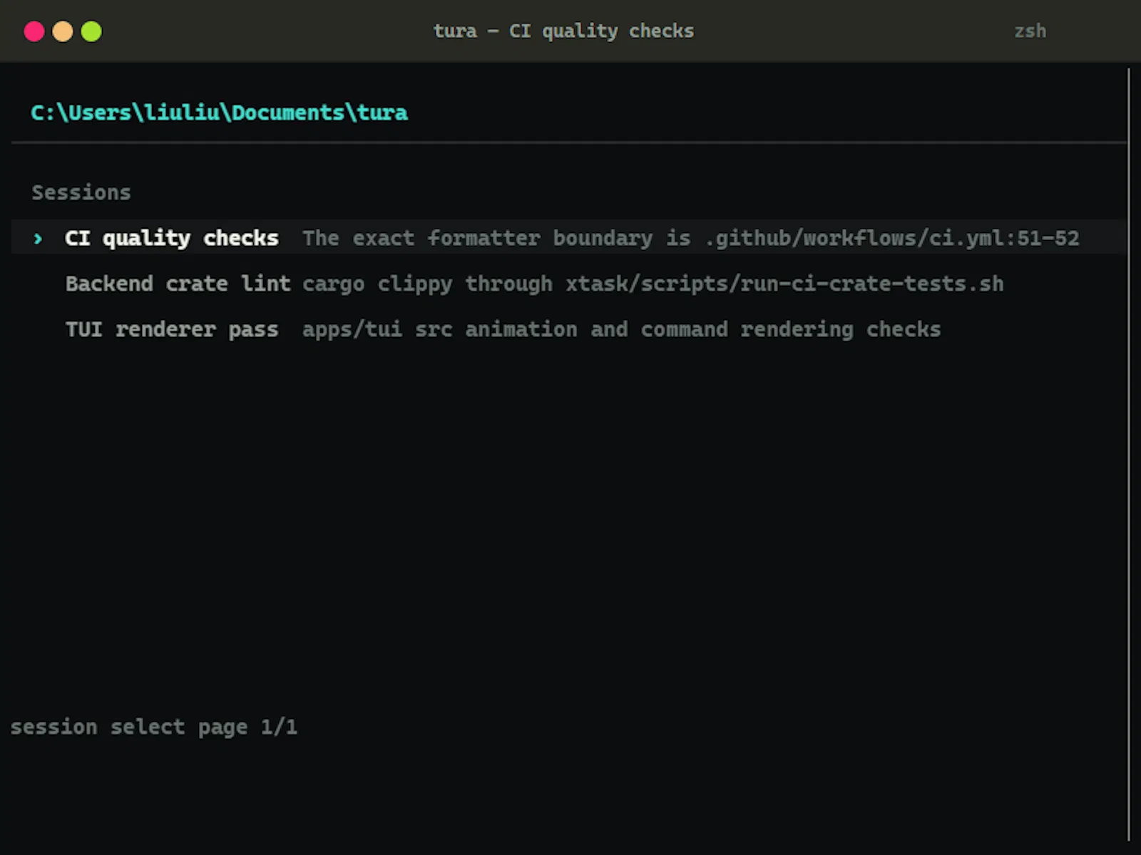 Tura screenshot 2