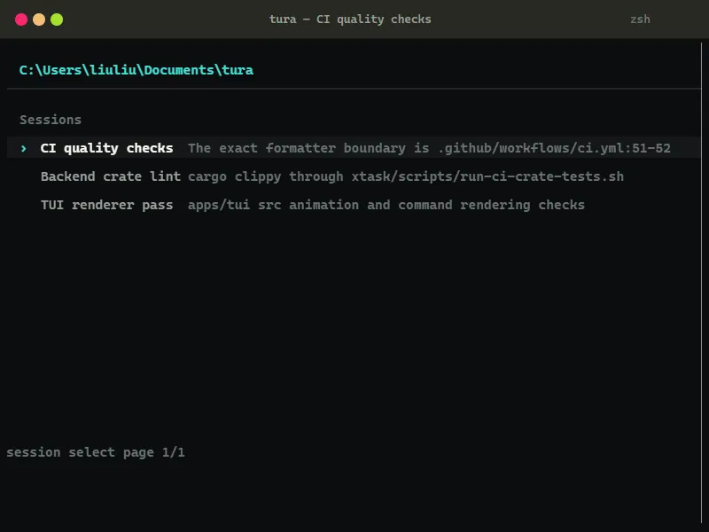 Tura screenshot 2
