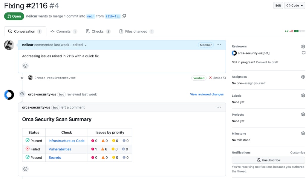 Orca Security gallery image