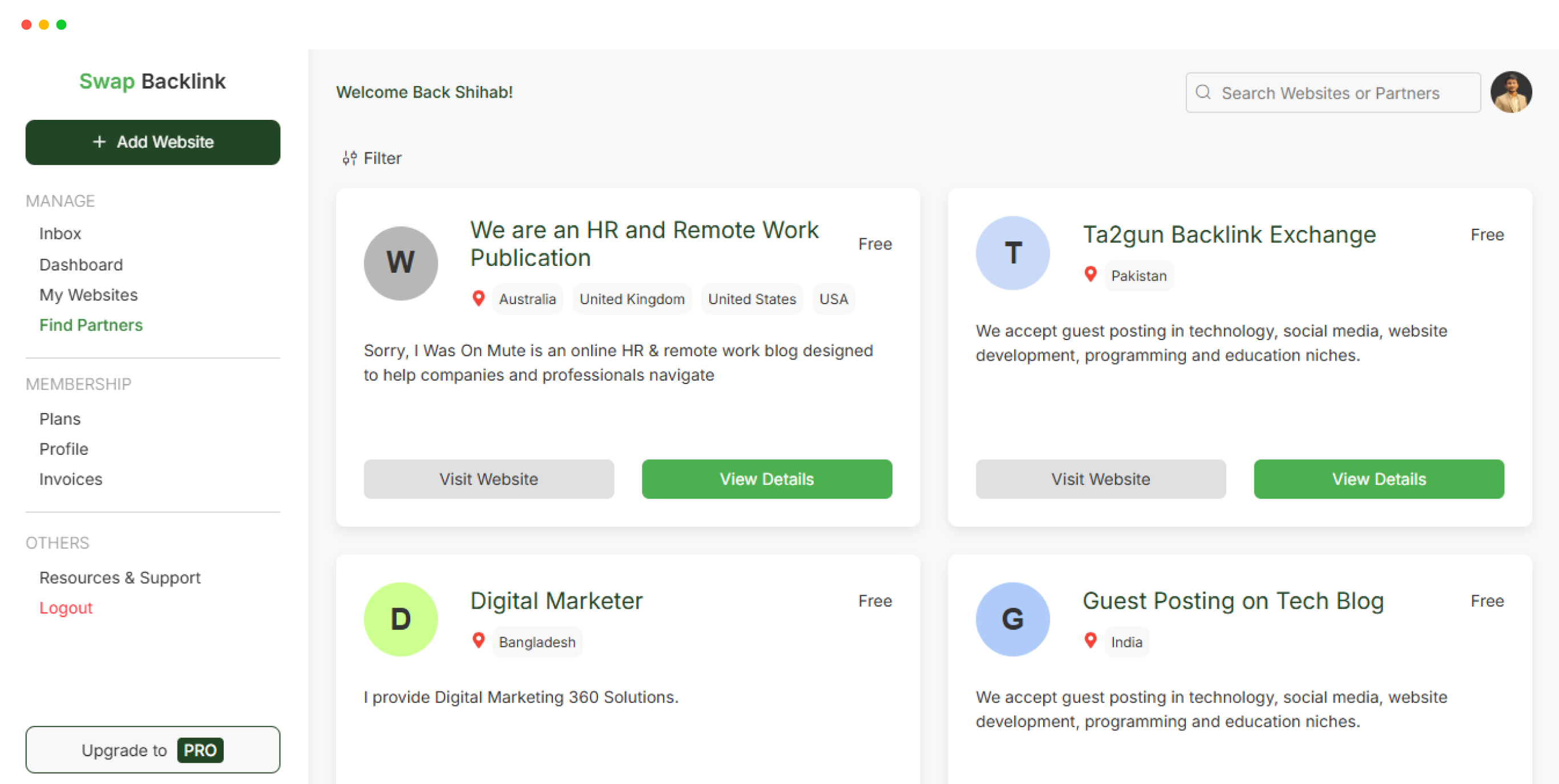 Swap backlink media 4