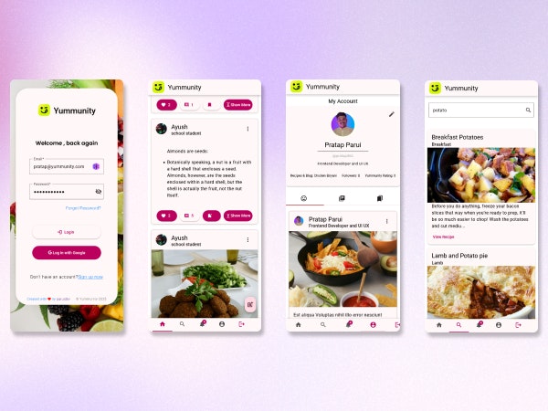 وسائط Yummunity (نسخة بيتا) - طعام لذيذ 🍲 المجتمع 🤝 4