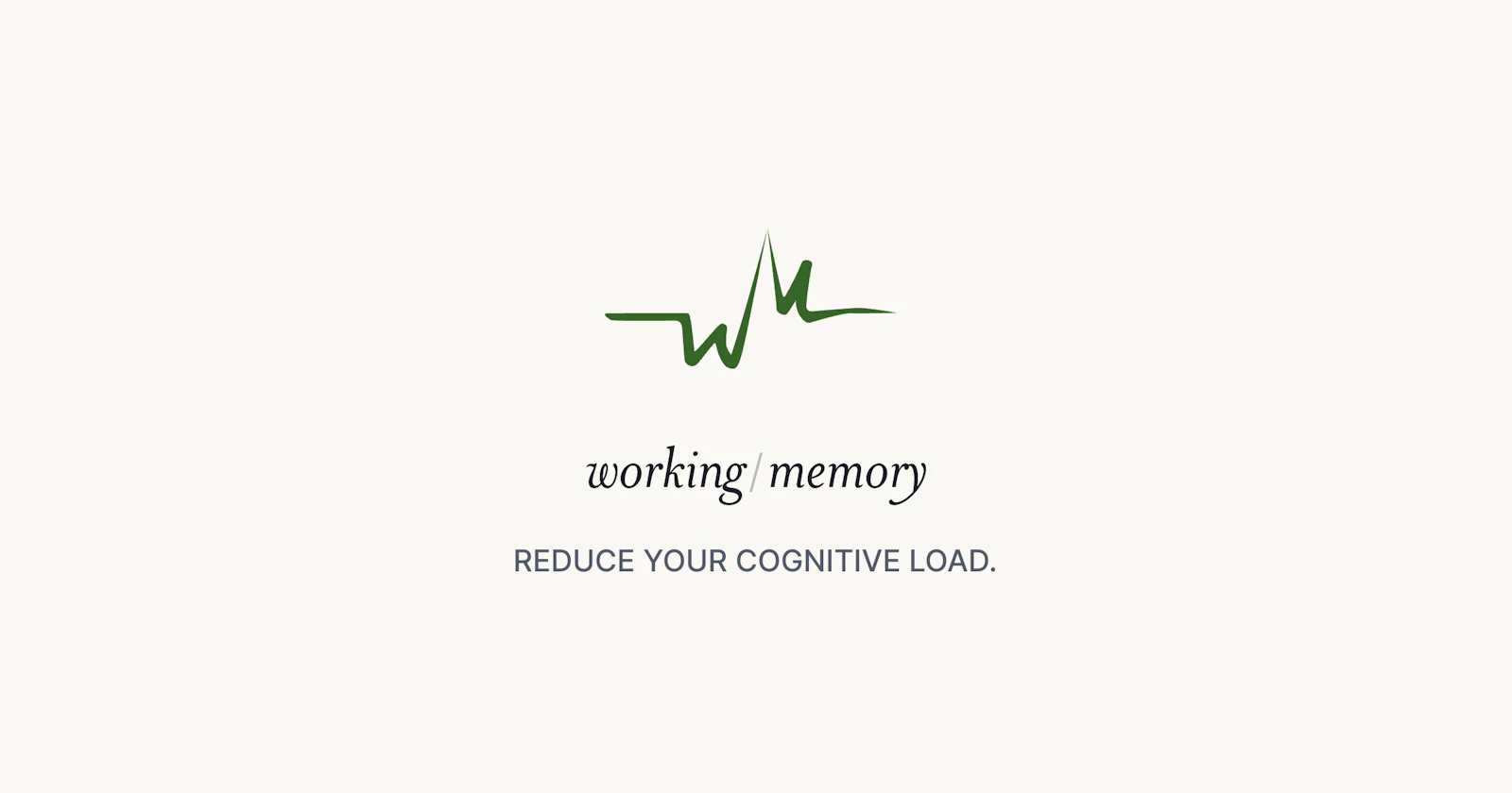 WorkingMemory screenshot 1