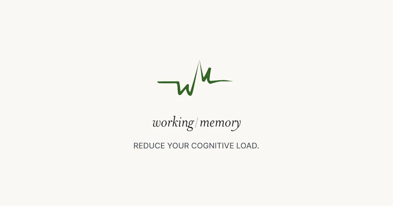 WorkingMemory screenshot 1