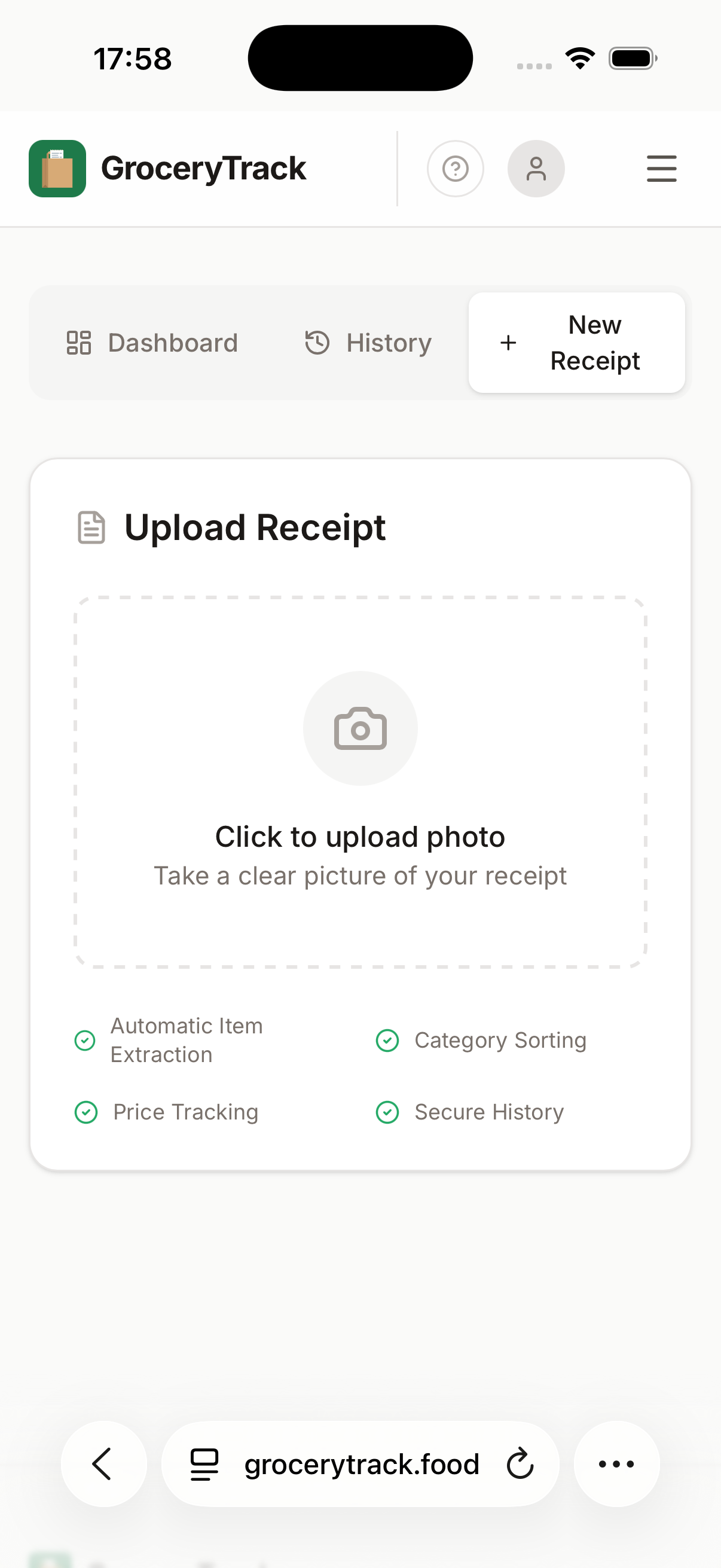 GroceryTrack gallery image