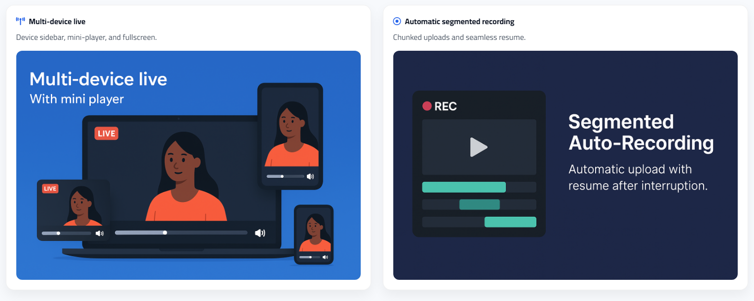 BeinScreen — Monitor & record any screen - Screenshot 2 showing product features and functionality