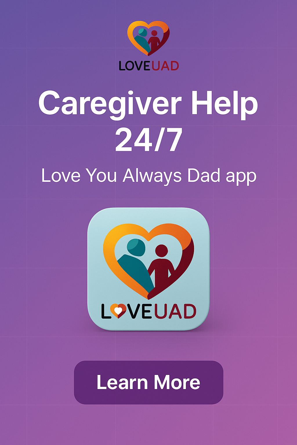loveUAD: Love You Always Dad - Main product screenshot demonstrating key features and user interface
