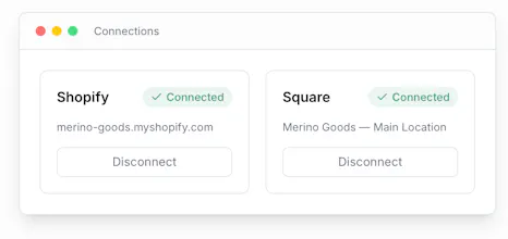BuyTrace Square & Shopify Inventory Sync gallery image