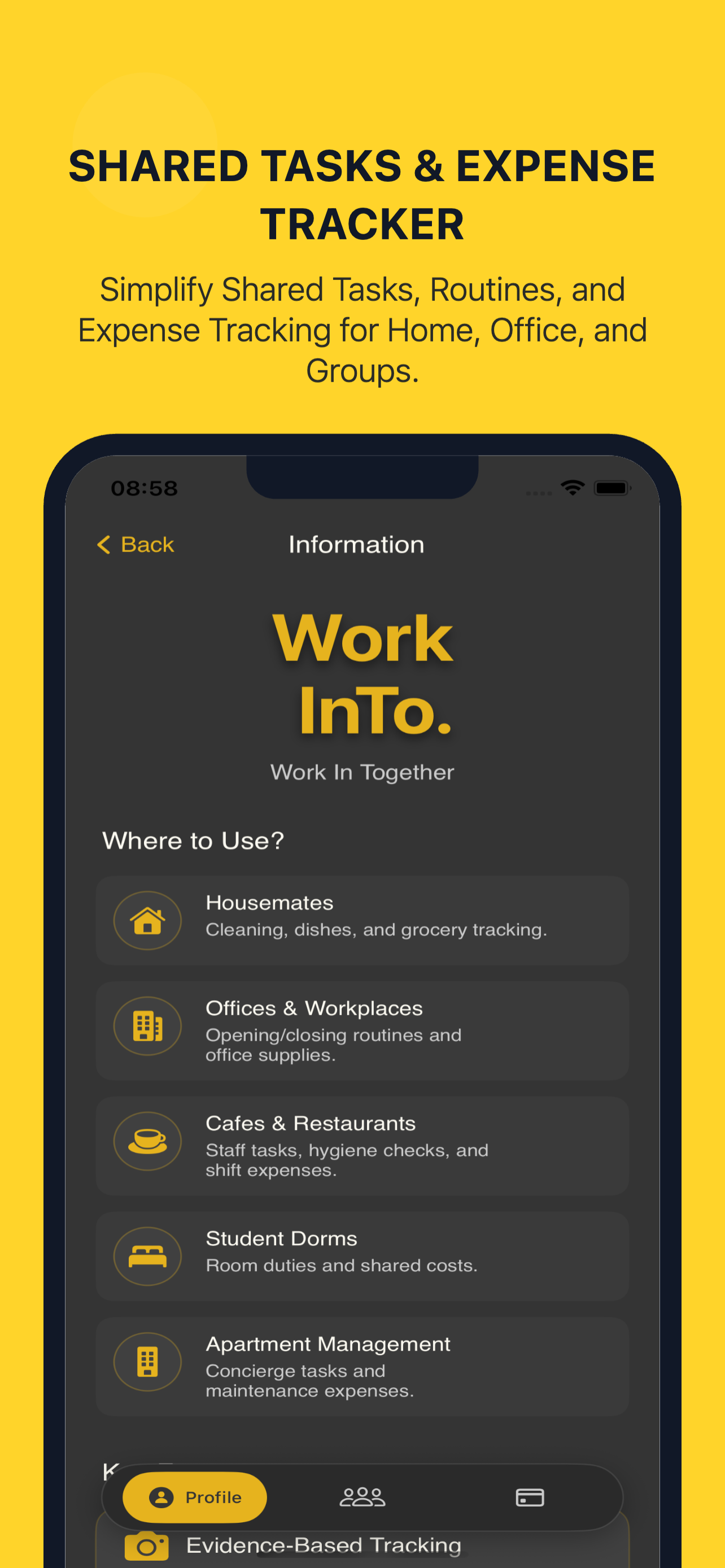 WorkInTo. - Screenshot 3 showing product features and functionality