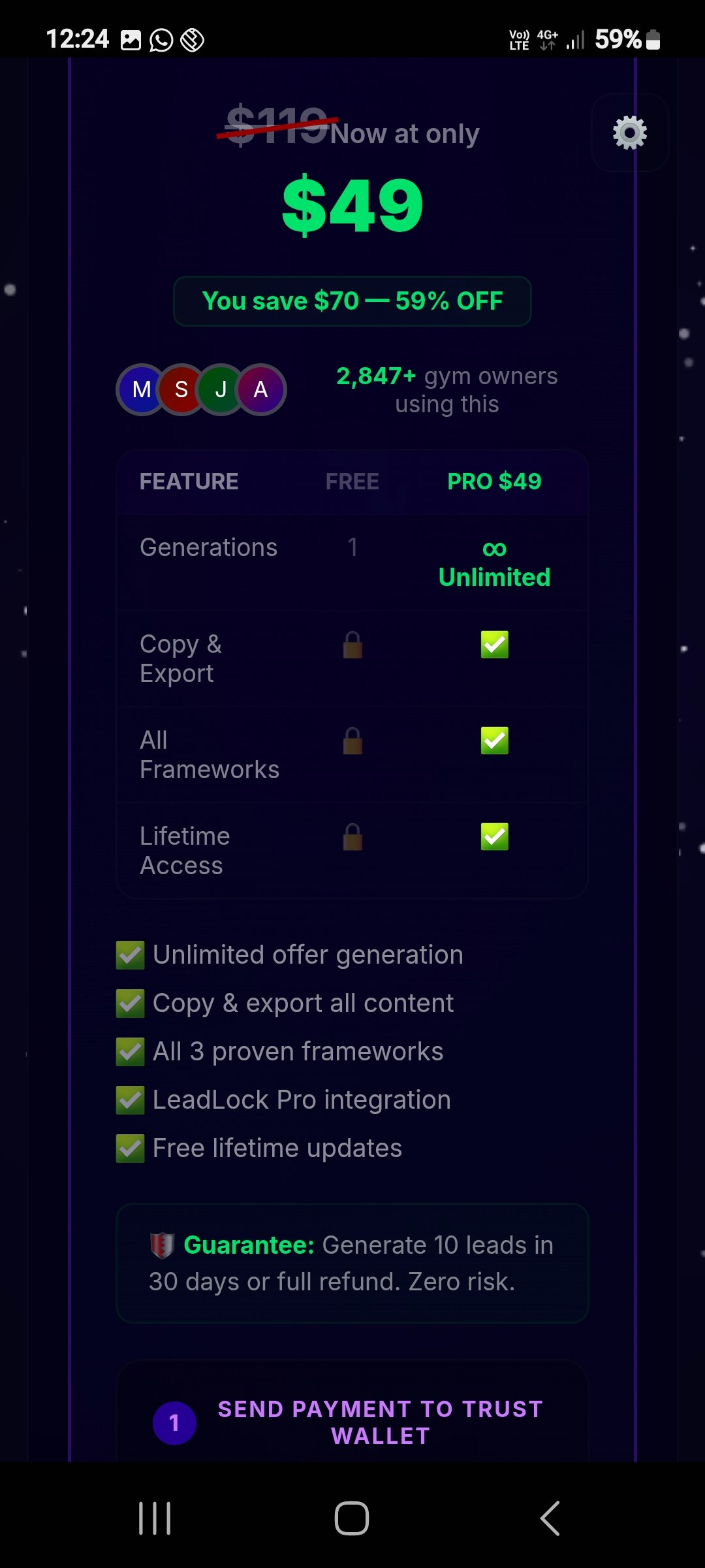 GymSite Offer Architect gallery image