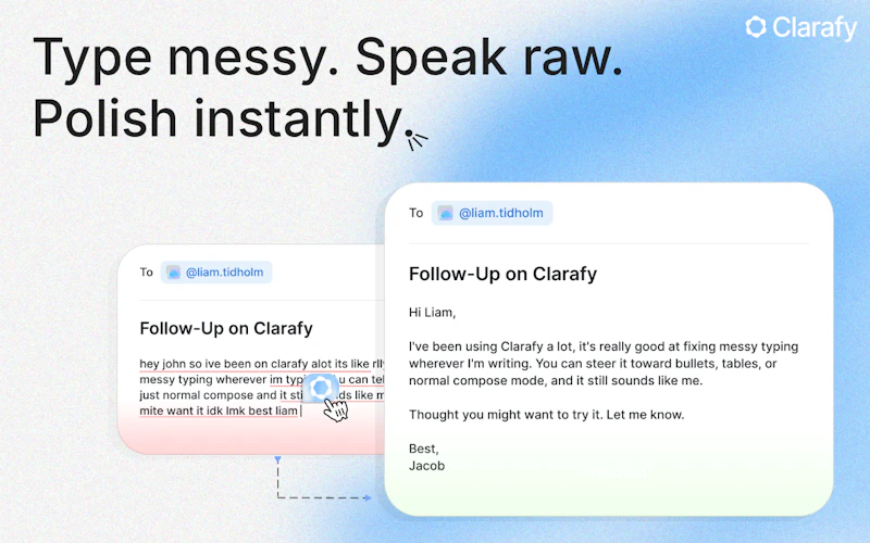 Clarafy screenshot 2