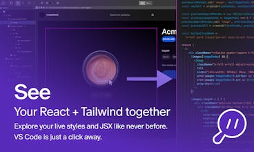 Seamless code integration: Experience seamless code integration that keeps your project spotless with Tailwind.