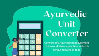 Ayurvedic Unit Converter gallery image
