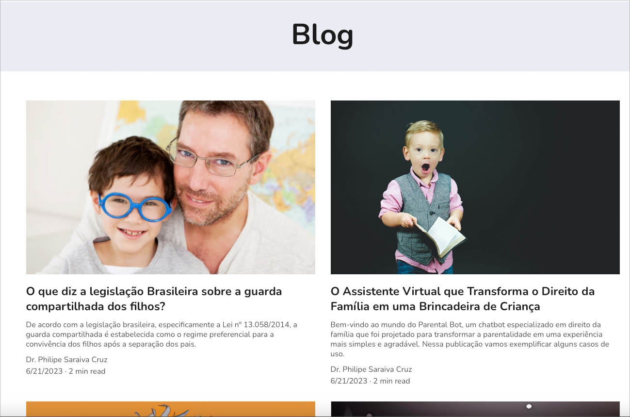 Elternbot - Chatbot spezialisiert auf Familienrecht und Elternschaft Medien 6