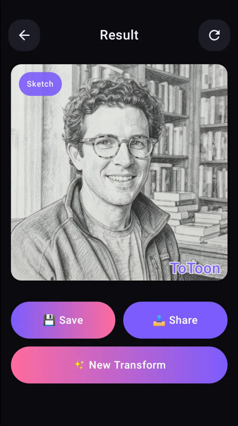 ToToon - Transform Face to Art screenshot 7