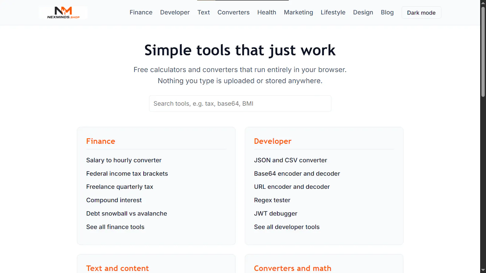 NexMinds.Tools screenshot 3