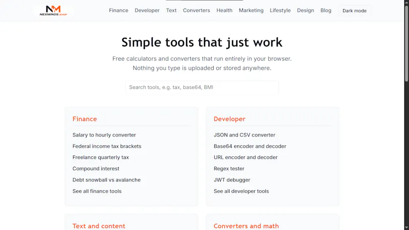 NexMinds.Tools screenshot 3