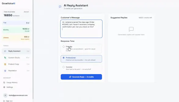GrowVoice AI gallery image