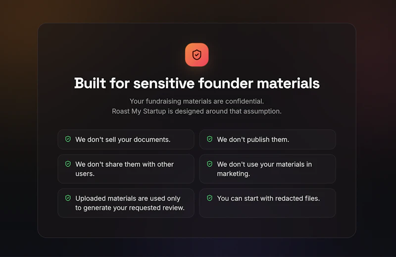 Roast My Startup screenshot 8