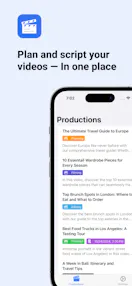Video Production Planner