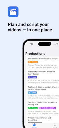 Video Production Planner
