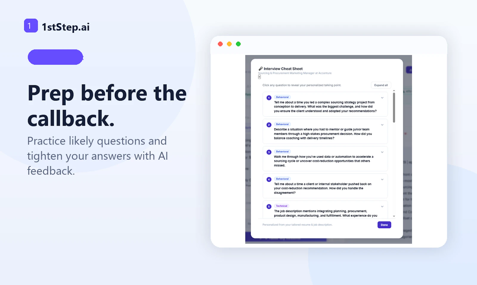 app.1stStep.ai screenshot 9