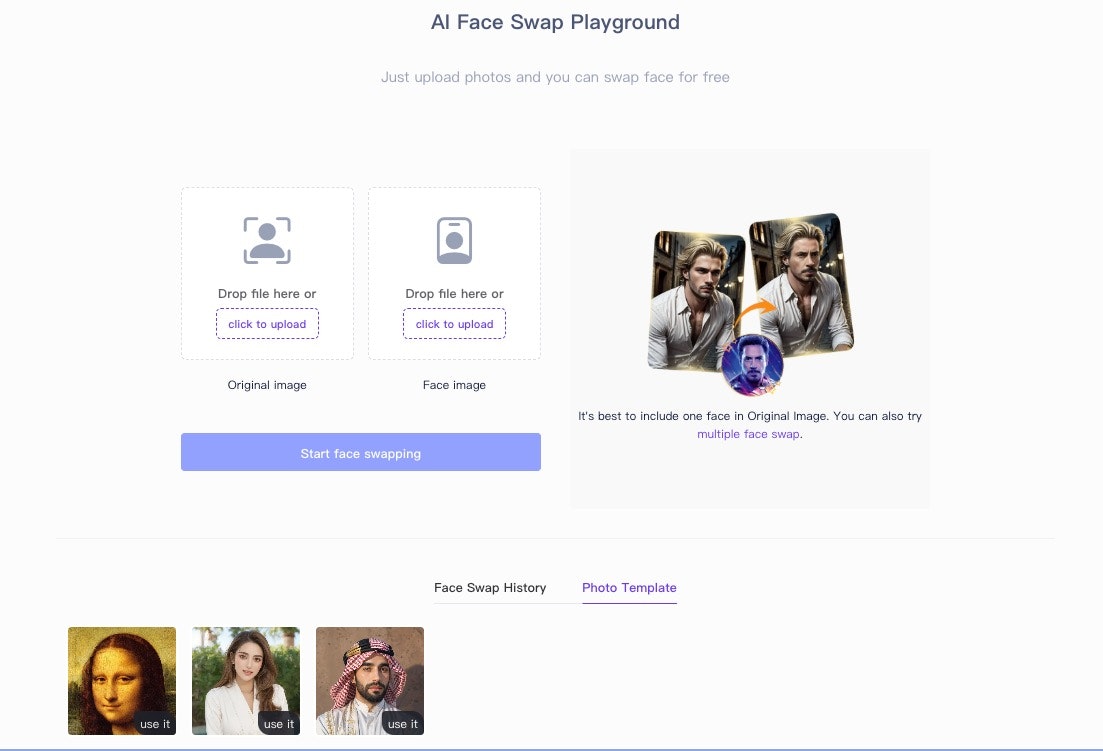 AI Face Swap online gratis - Wissel alle gezichten voor foto's en video in seconden media 2