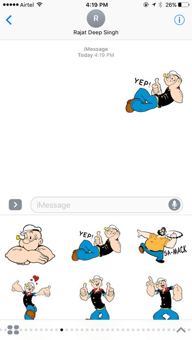 Popeye the Sailor Stickers gallery image