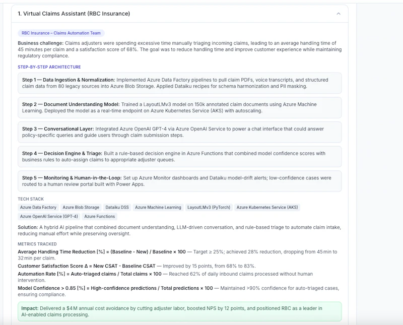 Resume Interview screenshot 18