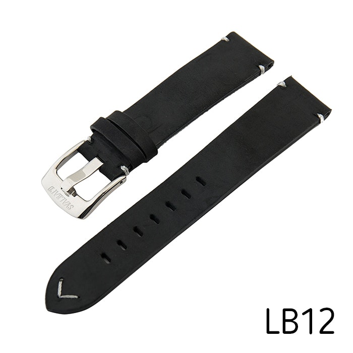 Single hand 24-hour AM/PM (double twelve) wrist watch - Noonday AA17B by Svalbard gallery image