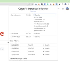 OpenAI Expenses Checker gallery image